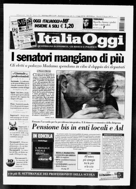 Italia oggi : quotidiano di economia finanza e politica